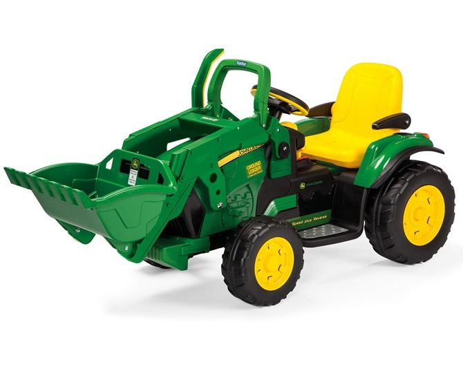 Детский электромобиль экскаватор PEG-PEREGO John Deere GROUND LOADER